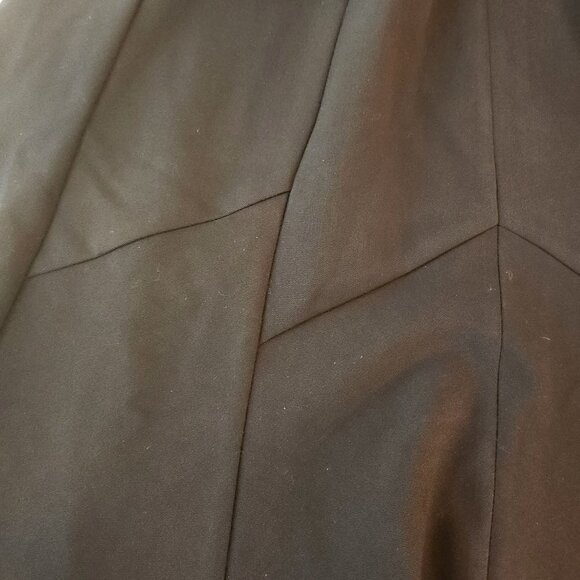 NWT Lane Bryant Black Twirl Skirt Beaded Fringe Hem Midi Skirt Women's 18 - Picture 5 of 12